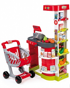 Супермаркет игровой City Shop, свет, звук (Smoby, 350204)